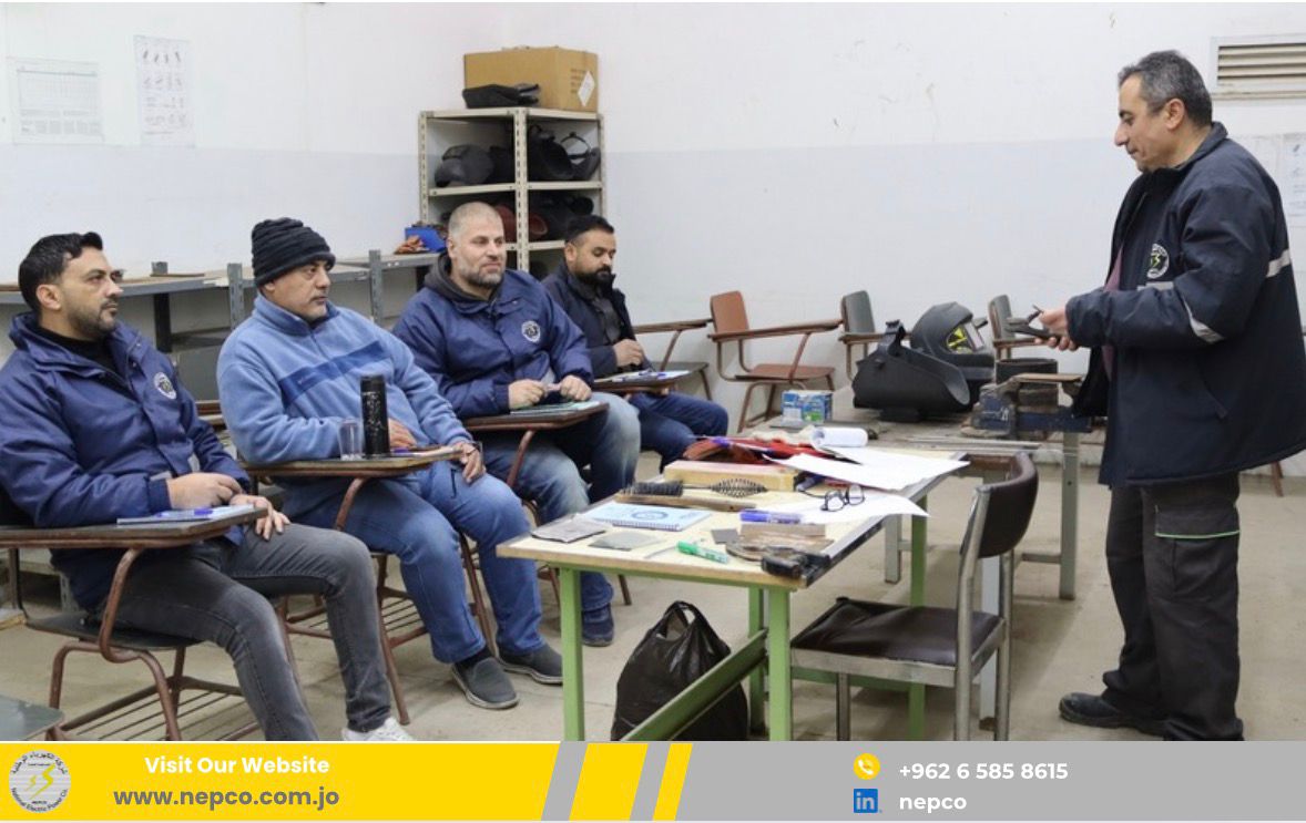 الكهرباء الوطنية تعقد دورة تدريبية في أساسيات تقنيات اللحام